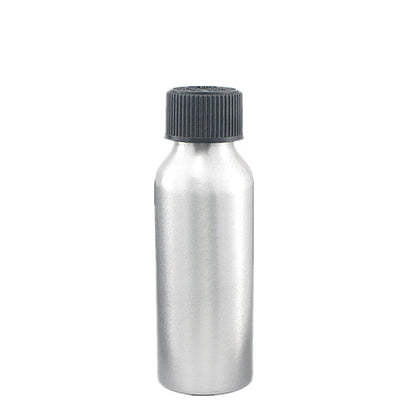 Aluminum Bottle with Cap – Empty Round Silver Metal Bottles 1oz-250ml, Child-Resistant for Liquids & Essential Oils