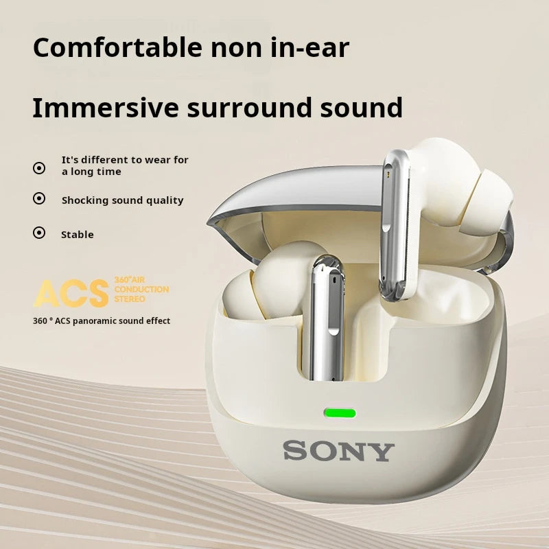 SONY S17 Bluetooth Headset – In-Ear Wireless Sport Earphones, HiFi Stereo, Waterproof TWS Earbuds with Built-in Mic