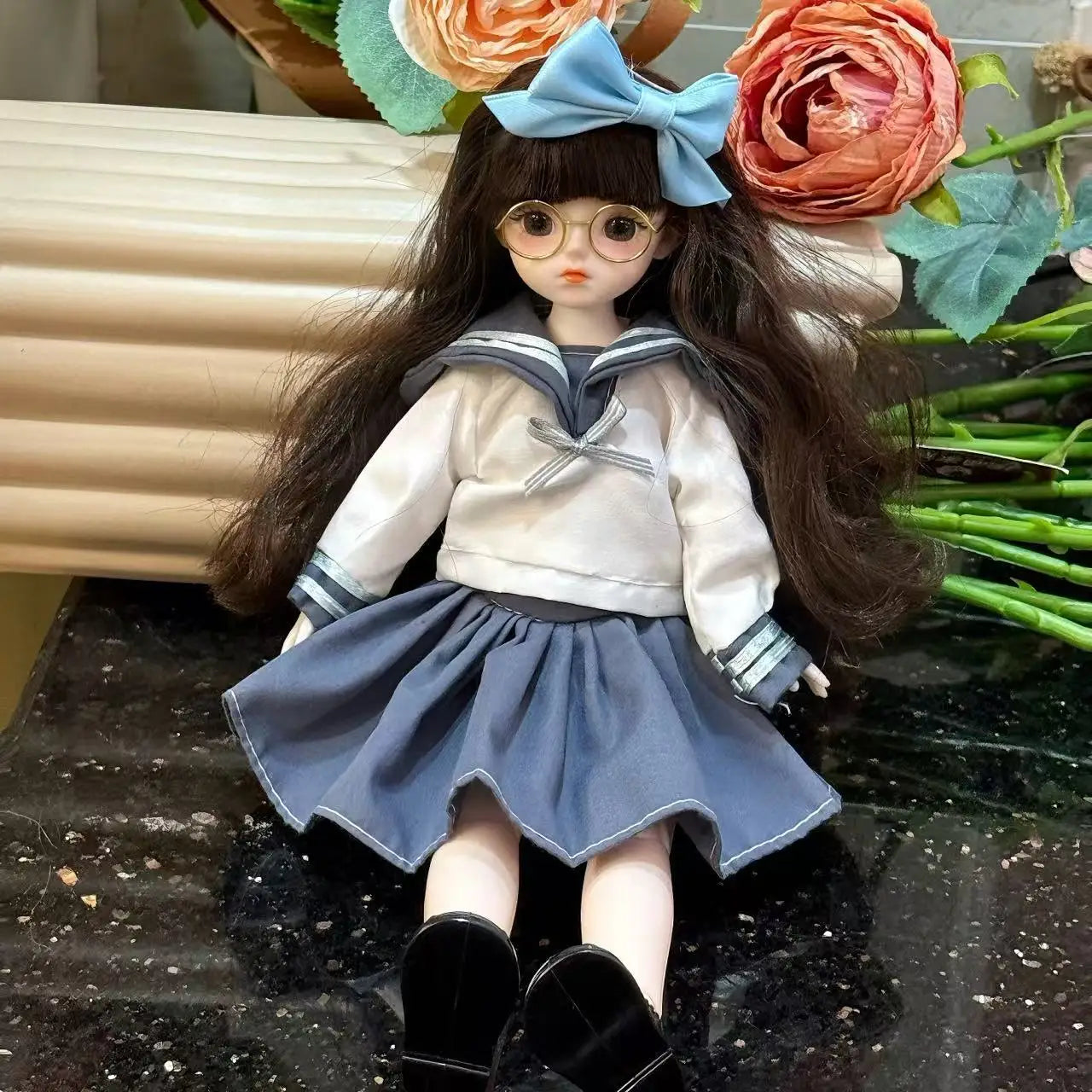 High-Value 30cm BJD Doll – 6-Point Jointed Princess Outfit Set for Girls, Birthday Gift Toy
