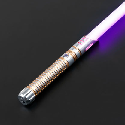 TXQSABER Heavy Dueling Lightsaber – Neo Pixel RGB Laser Saber with Metal Hilt, Smooth Swing Combat Cosplay Luminous Toy for Kids