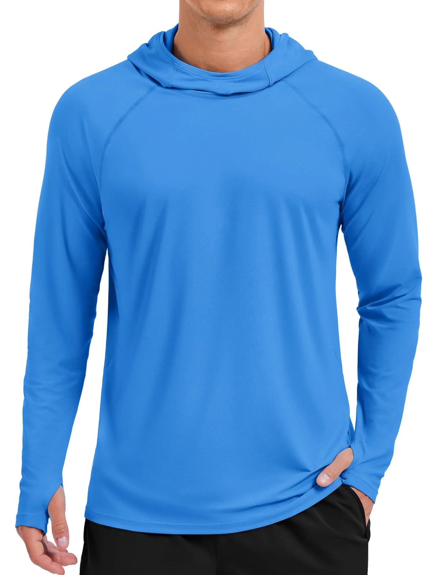 TACVASEN Men's Sun Hoodie Shirt - UPF 50+ Long Sleeve Rash Guard Quick Dry Fishing, Hiking & Swim Protection Top