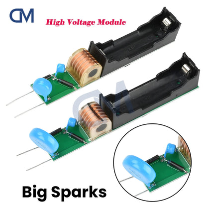 3.7V 20KV High-Voltage Ignition Coil Booster - Arc Pulse Step-Up Transformer & Power Supply Inverter