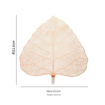 304 Stainless Steel Tea Filter – Hollow Leaf Shape Tea Strainer, KungFu Infuser, 2Pcs Ceremony Accessories