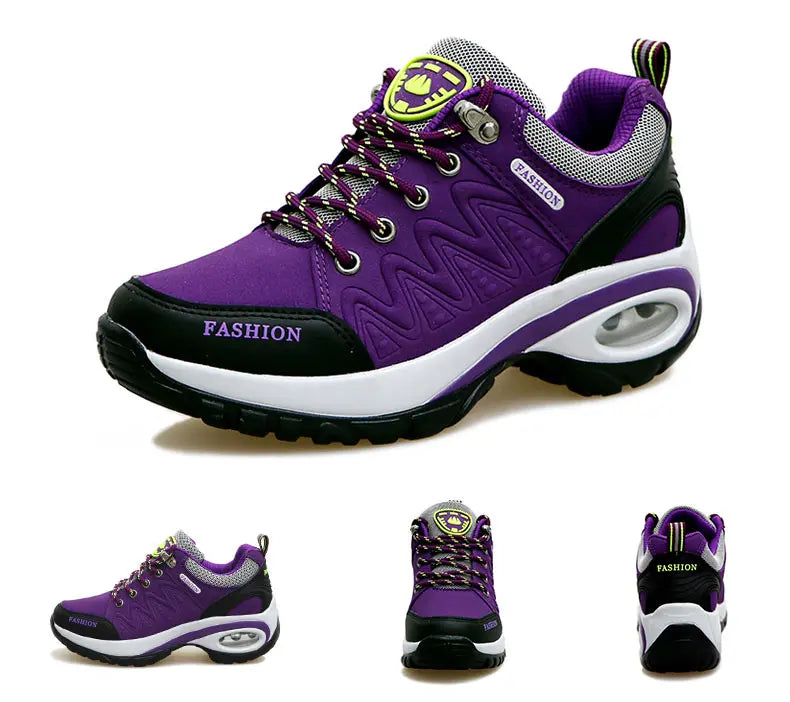 Women’s Sports Shoes – Platform Sneakers, Non-Slip Hiking & Running Shoes, Casual Low Top Footwear for Outdoor Activities