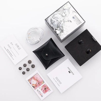 MOONDROP CHU II HiFi Earphones - Dynamic Driver IEMs with Detachable Cable In-Ear Music Headphones
