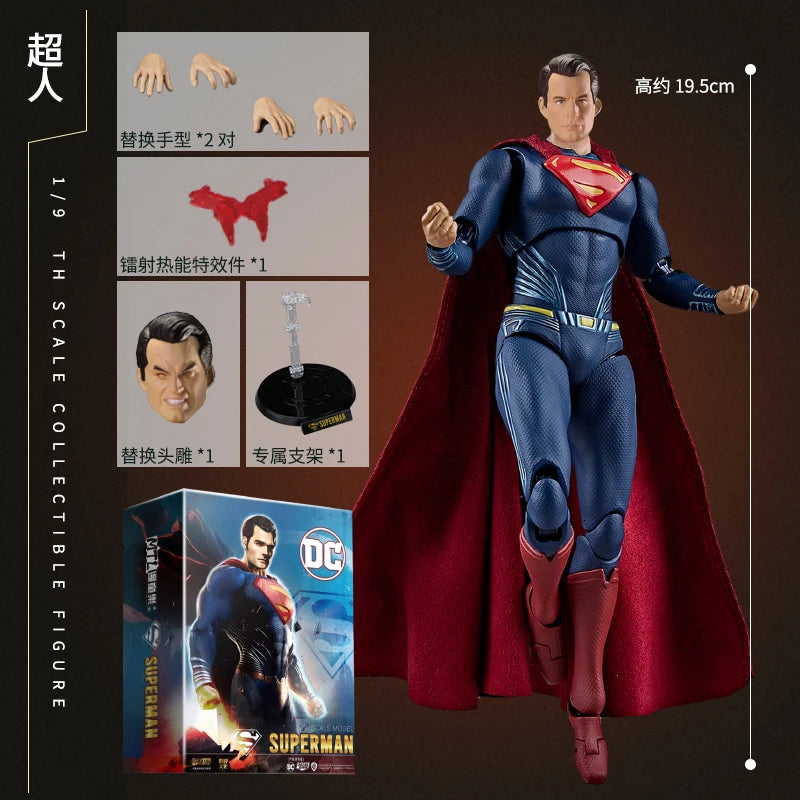 Fondjoy Justice League Action Figures – Superman, Batman, Wonder Woman, Aquaman & Mera Collectible Anime Models Gift
