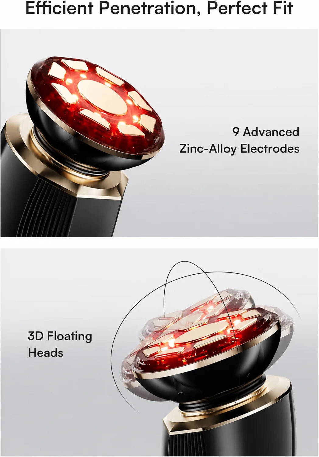 3-in-1 Red Light Facial & Neck Beauty Device - Skin Firming & Skincare Tool for Home Use