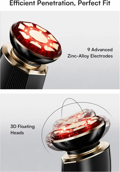 3-in-1 Red Light Facial & Neck Beauty Device - Skin Firming & Skincare Tool for Home Use