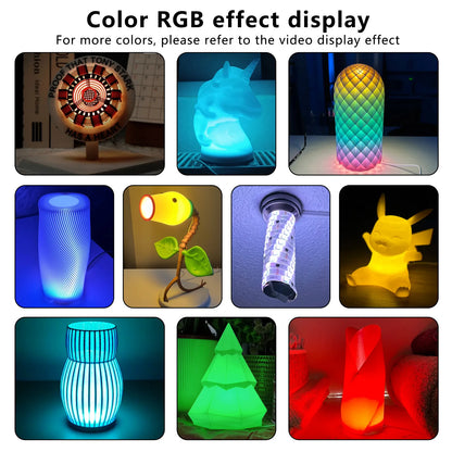 Bambu Lab 3D Printing DIY Creative Model – Wireless Mouse, Aviation Engine, LED Light Kit 001 for 3D Printer