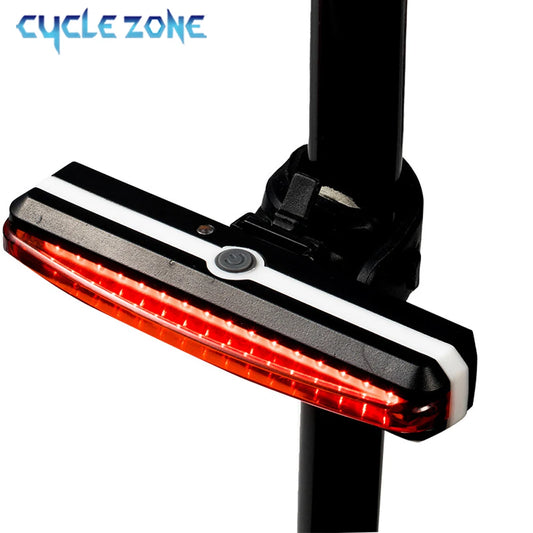 6 Modes LED Warning Bicycle Taillight – Waterproof Rear Flashlight for MTB, Helmet Light, and Cycling Safety Lamp