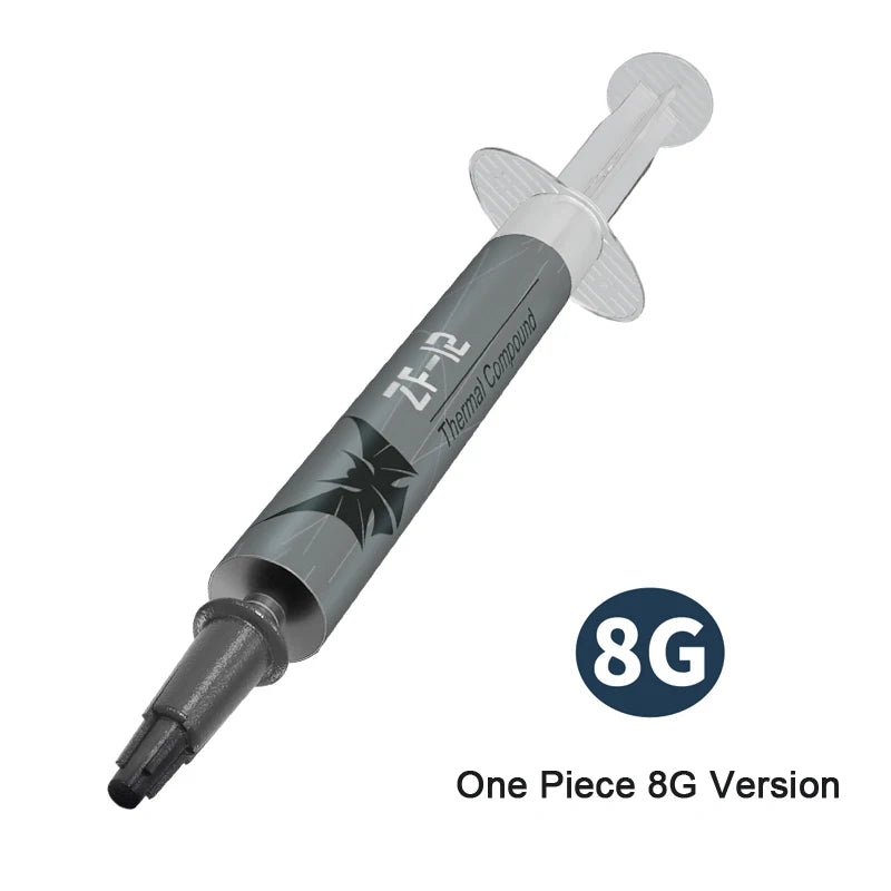 ZF-12 High-Quality CPU Thermal Paste — 12W Thermal Grease Silicone Paste for Processor Cooling
