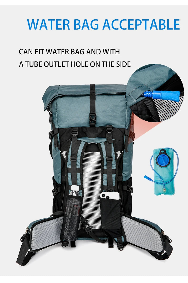 40L Outdoor Hiking Backpack – Waterproof Camping & Climbing Bag, Large Capacity Travel Backpack for Men & Women (2024 New)