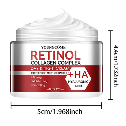 Retinol & Collagen Facial Moisturizing Cream – Deep Hydration Anti-Aging Skin Care, Dry Skin Repair & Nourishing Face Cream