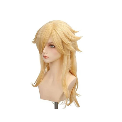 Princess Cosplay Wig for Girls - Synthetic Hair Halloween Birthday Party Costume Accessory