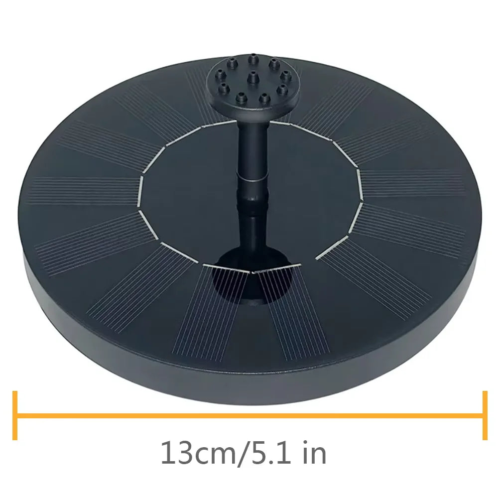 Mini Solar Powered Water Fountain – Floating Garden & Pond Waterfall Pump for Bird Bath, Outdoor Decorative Water Feature