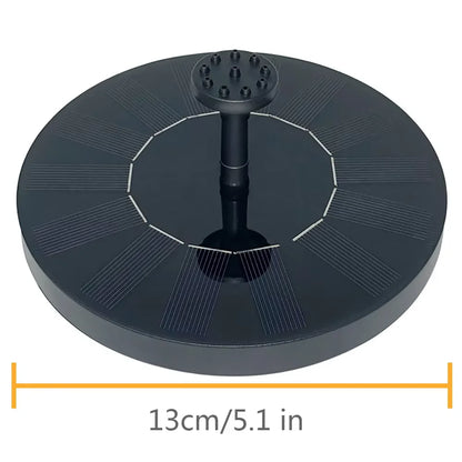 Mini Solar Powered Water Fountain – Floating Garden & Pond Waterfall Pump for Bird Bath, Outdoor Decorative Water Feature