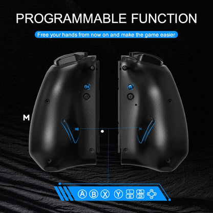LinYuvo KS42 Meteor Light Wireless Joypad — 8-Color RGB Controller for Switch/Lite/OLED with Programmable Buttons, Turbo & Vibration
