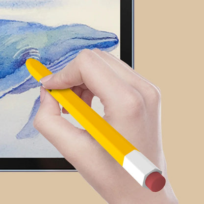 Silicone Pencil Case for Samsung Galaxy Tab - Touch Stylus Pen Cover in Solid Color for S6 Lite, S7 FE, S8 Ultra, and S9 Plus