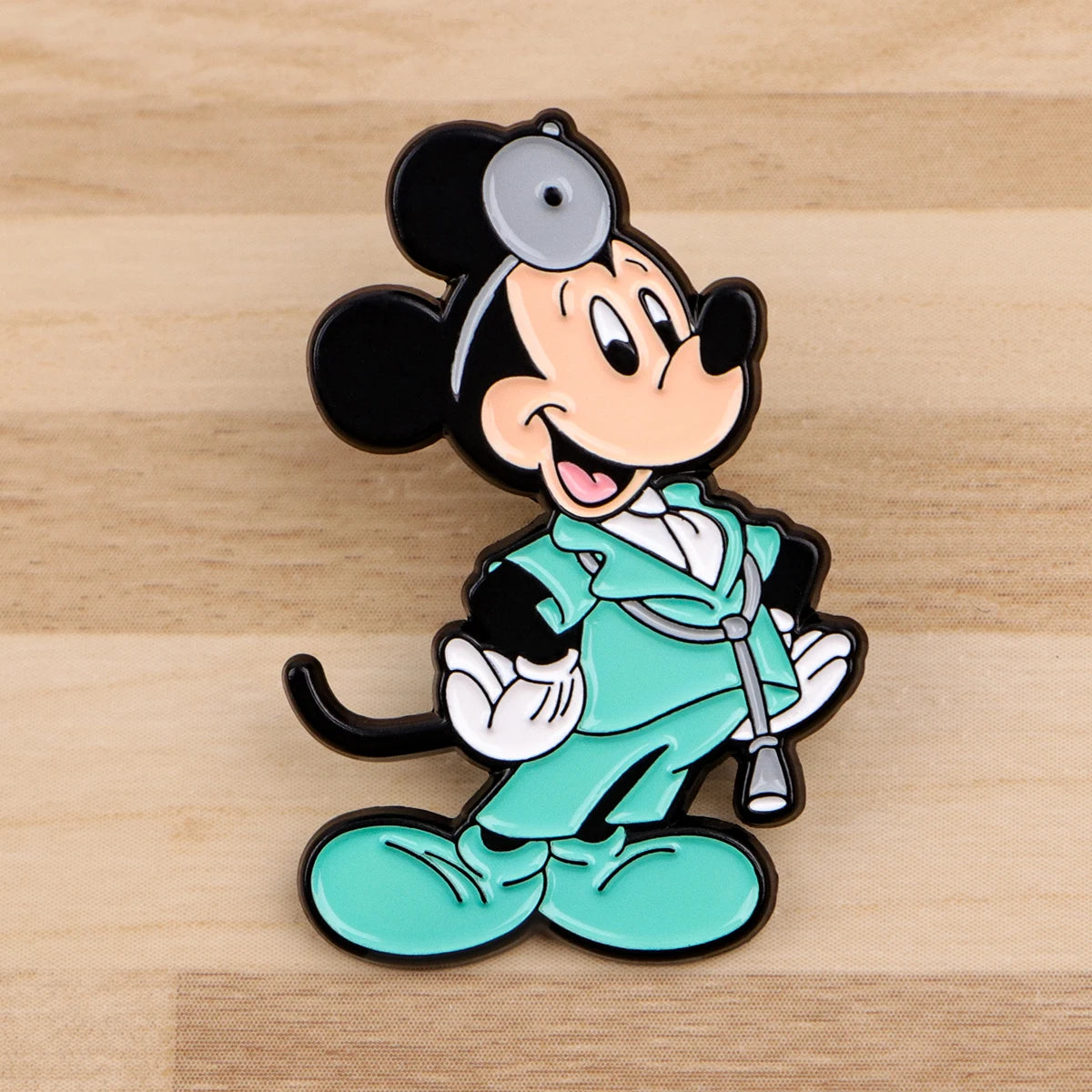 3pcs Mouse Doctor Enamel Pin Set – Medical Badge Brooches for Backpack, Hat, Collar & Lapel, Cosplay Accessories Gift