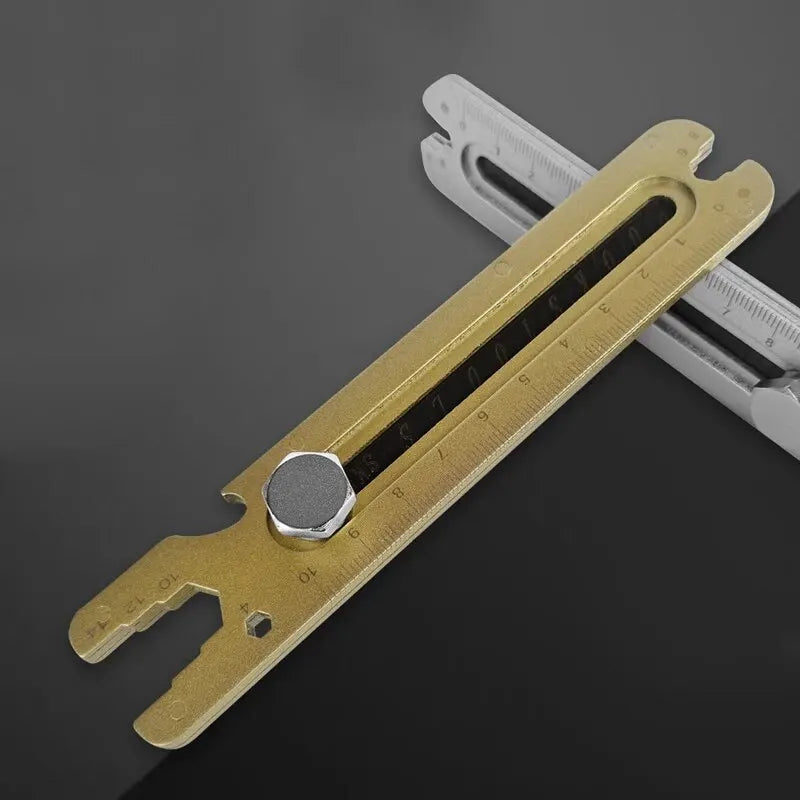 4-in-1 Multifunctional Art Knife Tool – Wallpaper Cutter, Disassembly Tool, Pen Holder, Wrench, Bottle Opener, Ruler for Students