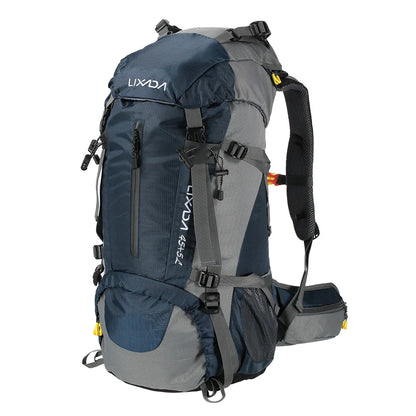 50L Waterproof Hiking Camping Backpack – Outdoor Travel Climbing Trekking Bag with Rain Cover
