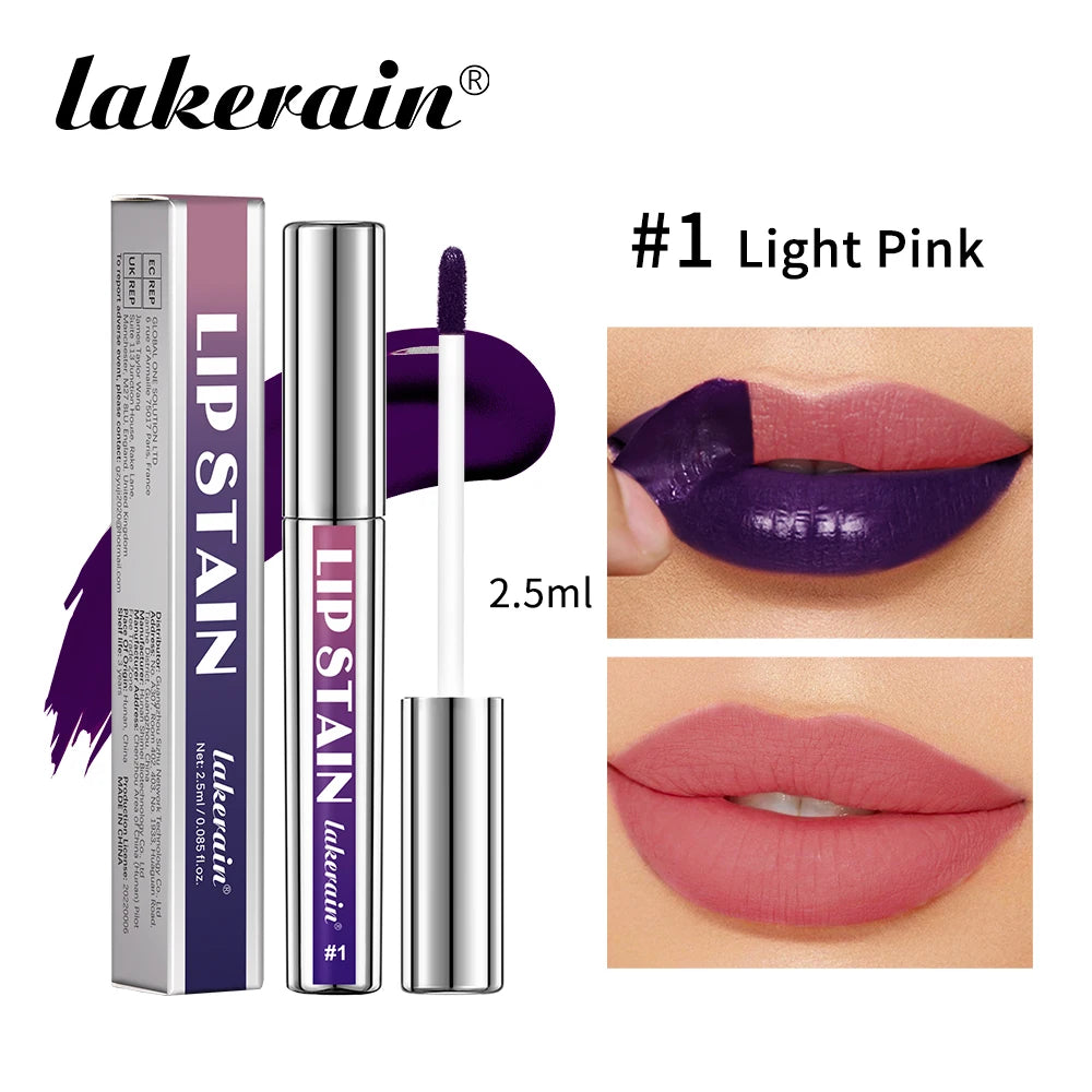 Peel-Off Lip Stain - Long-Lasting Waterproof Pink Tint with Transfer-Resistant Finish