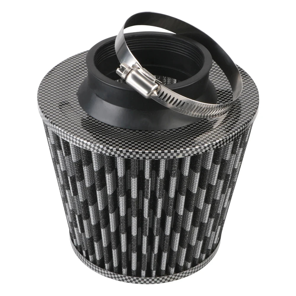 76MM 3-Inch Car Air Filter — High-Flow Mesh Cone Intake Kit, Engine Vent Protector, Universal Auto Replacement Accessory