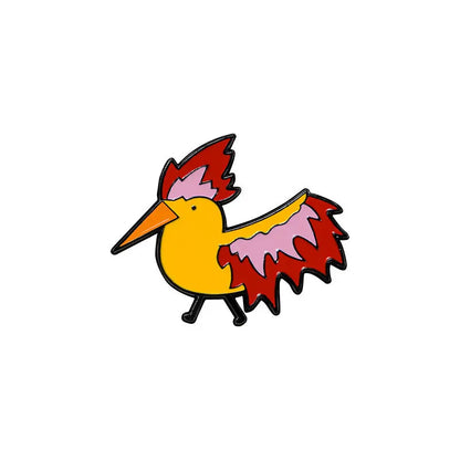 Cute Pokémon Three Holy Birds Cartoon Badge – Anime Flaming Bird Brooch for Clothes & Accessories