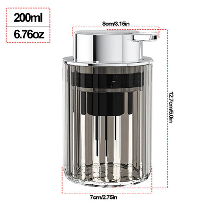 Push-Type Hands Foaming Soap Dispenser - Refillable Liquid Soap Mousse Bottle for Bathroom/Kitchen
