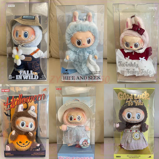 New Arrival Monster Labubu Zimomo Angel Doll – Creative DIY Vinyl Pendant Figure, Toy Replica for Birthday & Christmas Gift