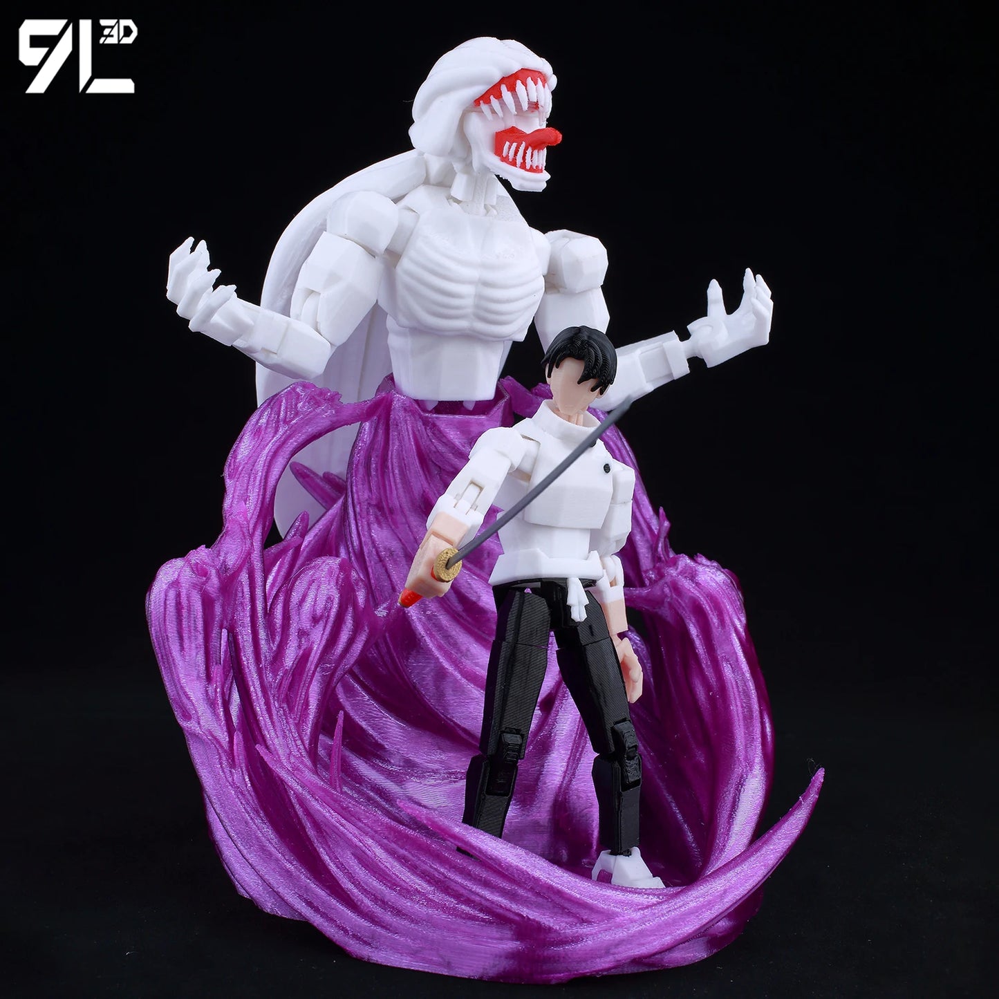 9L3D Printed Anime Action Figures — Jujutsu Kaisen Sukuna, Yuji, Yuta, Satoru Gojo Movable Mannequin Toys