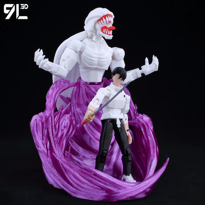 9L3D Printed Anime Action Figures — Jujutsu Kaisen Sukuna, Yuji, Yuta, Satoru Gojo Movable Mannequin Toys