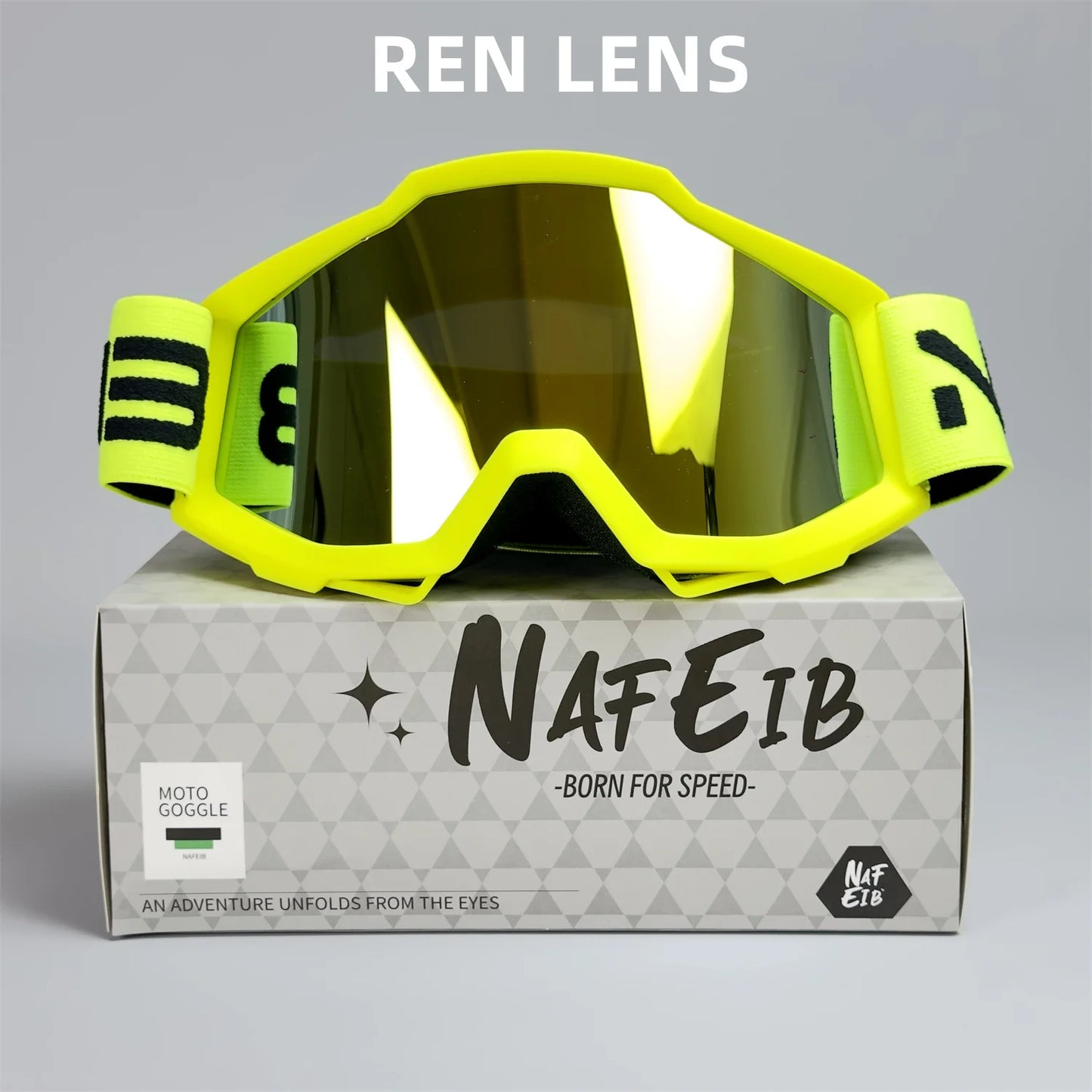 NAFEIB N17 Motorcycle Goggles – Motocross, Cycling & Off-Road Sport Glasses for MTB, ATV & Dirt Bike