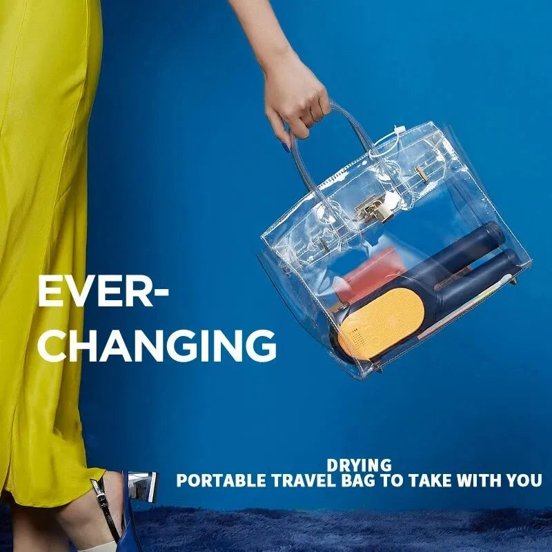 Portable Folding Clothes Rack Dryer : Shoe Drying Machine with Efficient Heat - Compact and Unique Design