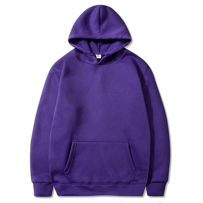 Men’s & Women’s Oversized Hoodies — Casual Fleece Pullover Sweatshirts Warm Spring Autumn Tops Black & Multi-Color