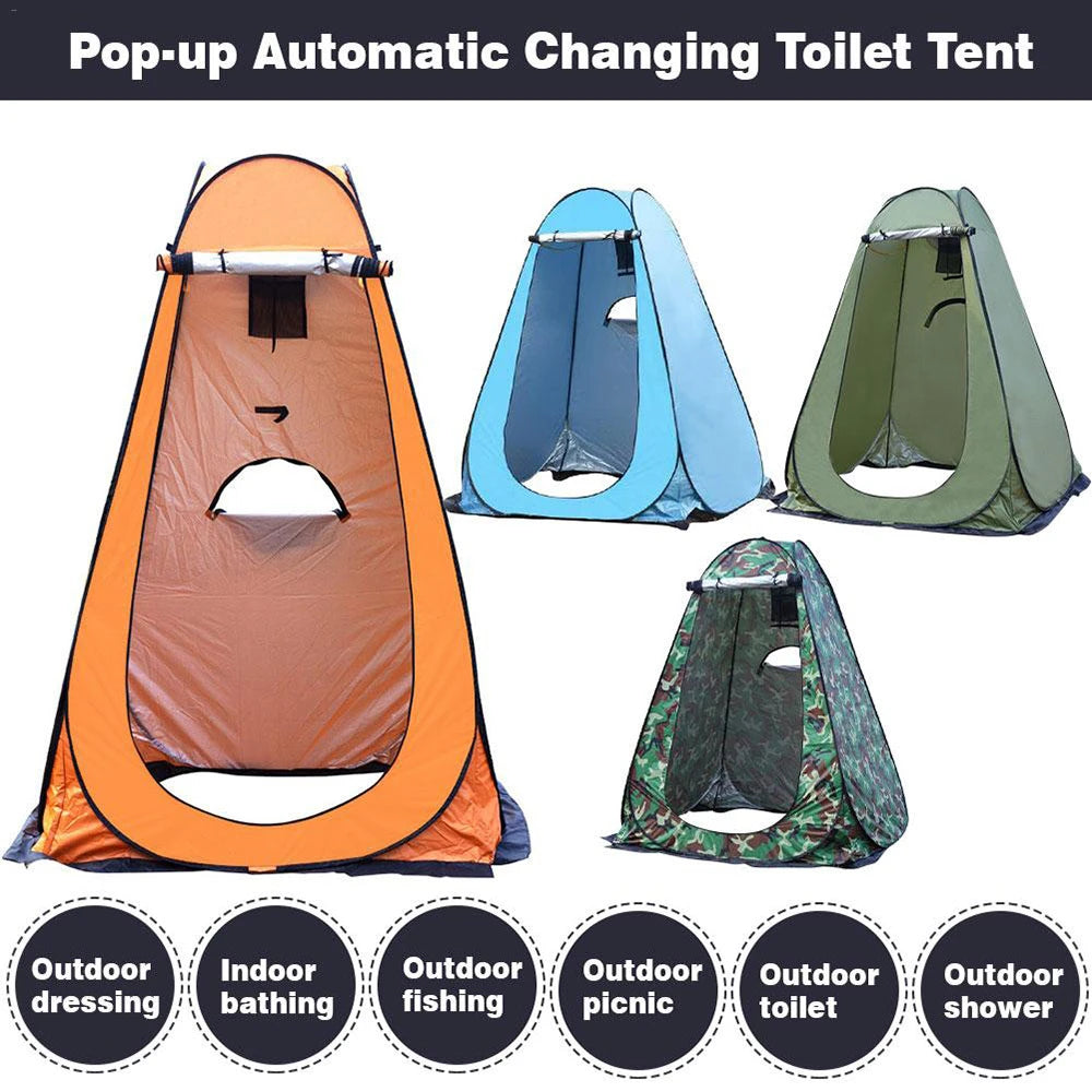 Portable Outdoor Shower & Changing Tent – Privacy Shelter for Camping, Mobile Toilet, Fishing & Photography