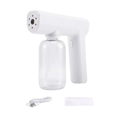 280ML Nano Blue Light Spray Gun - Wireless USB Electric Atomizer Mist Sprayer For Barber Aftershave Garden Disinfection