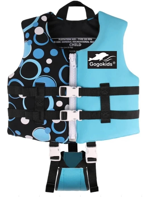 Gogokids Kids Life Jacket – Neoprene Float Vest for Toddlers, Swim Training & Buoyancy Swimwear