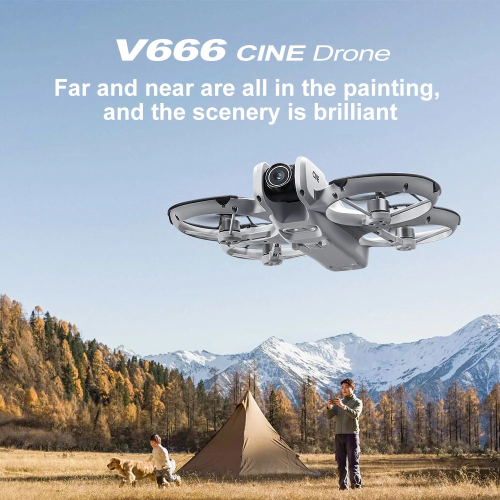 Xiaomi Mijia MINI V666 Drone — 4K 5G WiFi RC Quadcopter with Obstacle Avoidance, Brushless Motor & Altitude Hold