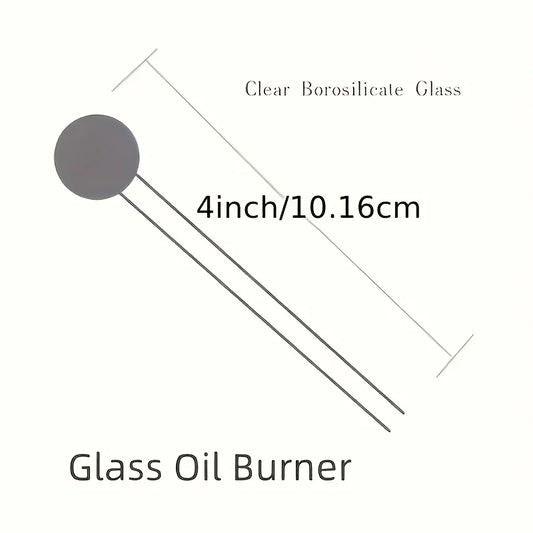 7Pcs 4 Inch Borosilicate Glass Tubes with Bubble End – Heat Resistant Clear Drinking Straws Set, High Safety and Durable Use