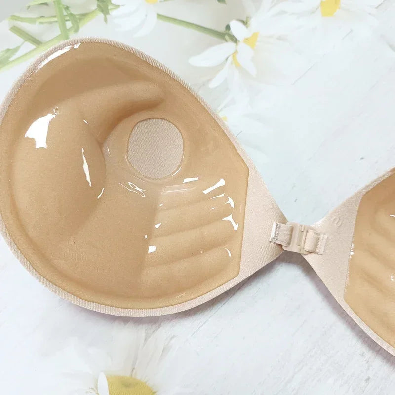 Palm Push-Up Invisible Silicone Bra – Self-Adhesive Strapless Breast Lift Pads for Women, Chest Stickers & Sexy Silicone Bra Cover