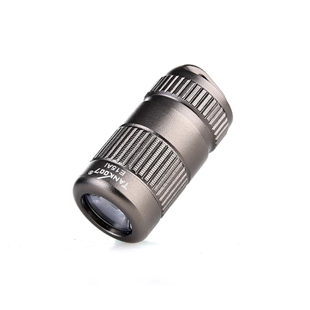 Tank007 E15 Pocket LED Flashlight Keychain – Portable High-Power White Light for Outdoor, Hiking & Emergency