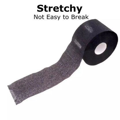 Salon Professional Neck Paper: Black Barber Hairdresser Roll for Cutting and Dressing - Hairdressing Collar Accessory for Necks Covering