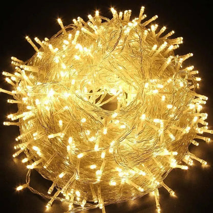 LED Garland String Lights – 2m & 10m Waterproof Fairy Lights for Christmas Tree, Wedding, Indoor & Outdoor Holiday Decoration