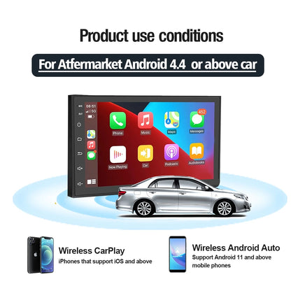 CarlinKit Wireless CarPlay Adapter — USB Dongle for Android Auto, MirrorLink, Waze & Spotify Car Multimedia