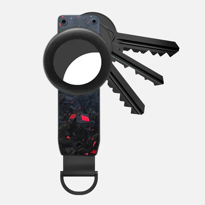 Compact Key Organizer – Minimalist Metal Key Holder for 2-6 Keys, Secure Keychain Case