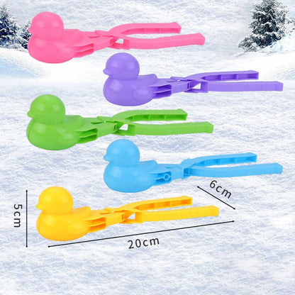 Duck Rice Mold Snowball Maker – Cute Animal Rice Ball Shaper with Handle for Kids & Winter Fun