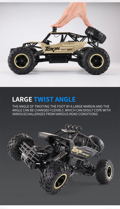 1:12 RC Off-Road 4WD Monster Truck – High-Speed 20Km/h All-Terrain Remote Control Car for Adults & Beginners