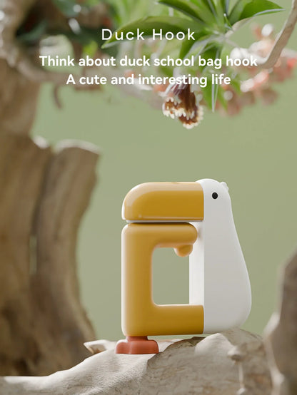 Thinking Duck Portable Hook — Non-Punching Hanging Decor for Table, Wall, Wallet & Handbag, Student & Office Supplies