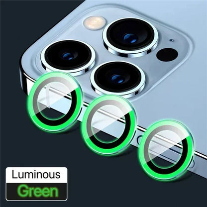 3PCS Metal Camera Lens Protectors – Glass Back Lens Protection Film for iPhone 15/15 Plus, 14/14 Pro Max, 13/13 Mini, 12/11